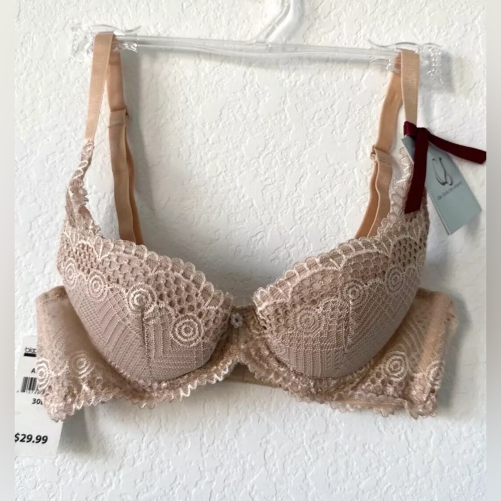 The Little Bra Company Ellie Lace Bra 34A  -Almond-
